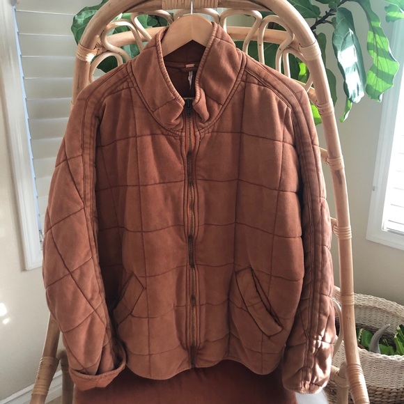 Free People Dolman Jacket Terracotta - Picture 4 of 10